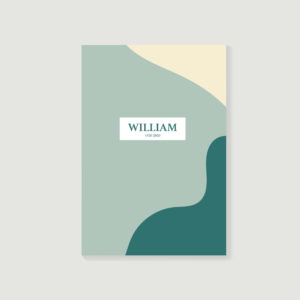 livre d’or de décès, carnet de souvenirs, biographie posthume style William